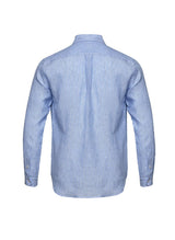 Shirts APOELLA Zeus Linen Shirt Striped White/Blue Apoella