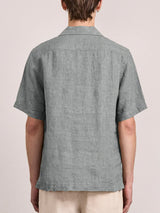 Shirts Frescobol Carioca Angelo Linen Short Sleeve Shirt Coastal Blue Apoella