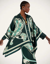 Shirts La DoubleJ Foulard Shirt Dark Green Apoella