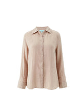 Shirts Melissa Odabash Tina Classic Buttoned Shirt Beige Apoella