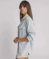 Shirts One Teaspoon Classic Everyday Chambray Denim Shirt Apoella