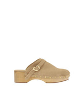 Shoes Ancient Greek Sandals Classic Closed Leather Clog Camel Apoella