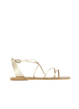 Shoes Ancient Greek Sandals Meloivia Leather Multi Strap Sandals Platinum Apoella