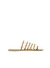 Shoes Ancient Greek Sandals Niki Leather Multi Strap Sandals Natural Apoella