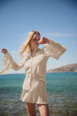 Shorts Apoella Dione Linen Shorts Beige Apoella