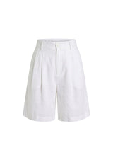 Shorts APOELLA Elli Linen Bermuda Shorts White Apoella