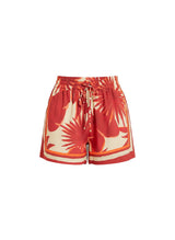 Shorts Lenny Niemeyer Elastic Waist Shorts Palm Apoella