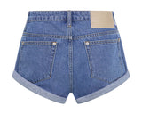 Shorts One Teaspoon Bandits Low Waist Denim Shorts Blue Estate Apoella