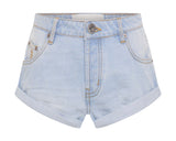 Shorts One Teaspoon Bandits Low Waist Denim Shorts Cyber Blue Apoella