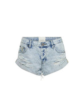 Shorts One Teaspoon Bandits Low Waist Denim Shorts Depeche Blue Apoella