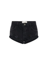 Shorts One Teaspoon Bandits Low Waist Denim Shorts Double Black Apoella