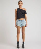 Shorts One Teaspoon Bandits Low Waist Denim Shorts Whisper Blue Apoella