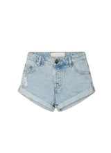 Shorts One Teaspoon Bandits Low Waist Mid Length Denim Shorts Riviera Blue Apoella