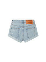 Shorts One Teaspoon Bandits Low Waist Mid Length Denim Shorts Riviera Blue Apoella
