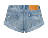 Shorts One Teaspoon Bandits Messed Up Low Waist Denim Shorts Salty Dog Apoella