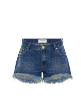 Shorts One Teaspoon Marlons Low Waist Denim Shorts Boyfriend Shredded Gold Apoella