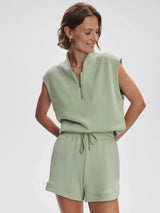 Shorts Varley Ollie High Rise Short 3.5 Snow Sage Apoella