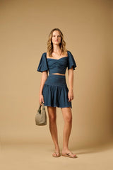 Skirts APOELLA Ino Mini Skirt Navy Apoella