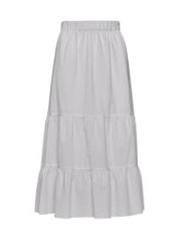 Skirts Apoella Irida Tiered Long Skirt White Apoella