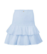 Skirts Apoella Nafsika Smocked Short Skirt Striped Sky Apoella