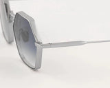 Sunglasses Eyepetizer Churchill Silver/Blue Gradient Lenses O/S Apoella