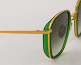 Sunglasses Eyepetizer Honore Avana/Green Gradient Lenses O/S Apoella