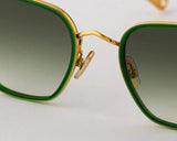 Sunglasses Eyepetizer Honore Avana/Green Gradient Lenses O/S Apoella
