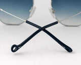 Sunglasses Eyepetizer Namib Jeans/Blue Gradient Lenses O/S Apoella