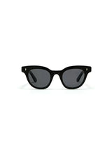 Sunglasses L.G.R. Turkana Skin Grey Lenses Black/White Leather O/S Apoella