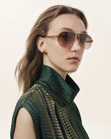 Sunglasses Zeus n Dione Agistri Gold/ Brown Tortoise O/S Apoella