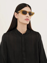 Sunglasses Zeus n Dione Ithaca Sunglasses Amber Brown Crystalline O/S Apoella