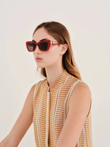 Sunglasses Zeus n Dione Kimolos Sunglasses Red O/S Apoella