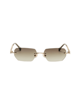Sunglasses Zeus n Dione Mykonos Gold/Khaki O/S Apoella