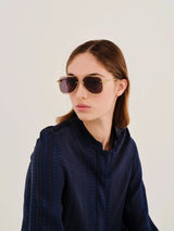 Sunglasses Zeus n Dione Syros Sunglasses Black/Gold O/S Apoella