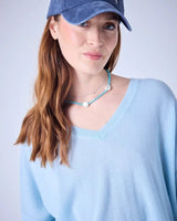 Sweater Absolut Cashmere Alicia V Neck Sweater Sky Apoella