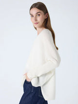 Sweater Absolut Cashmere Camille V Neck Sweater Cream Apoella