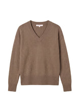 Sweater Absolut Cashmere Felicie V Neck Sweater Chestnut Apoella