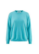 Sweater Absolut Cashmere Kaira Crew Neck Sweater Aqua Neon Apoella
