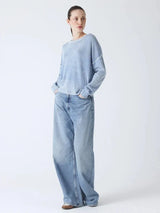 Sweater Absolut Cashmere Kayna Crew Neck Tie Dye Sweater Bleach Apoella