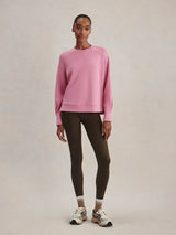 Sweater Varley Zosia Crew Neck Sweater Moonlight Mauve Apoella