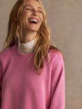 Sweater Varley Zosia Crew Neck Sweater Moonlight Mauve Apoella