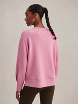 Sweater Varley Zosia Crew Neck Sweater Moonlight Mauve Apoella