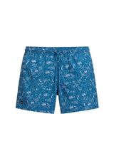 Swimshorts Sundek Golden Wave Short Boxer En Plein Air Fjord Blue Apoella