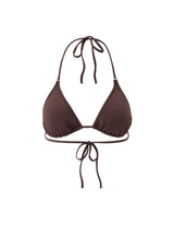 Swimwear Melissa Odabash Malibu Triangle Bikini Top Brown Apoella