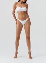 Swimwear Melissa Odabash Memphis Bandeau Bikini Top White Apoella