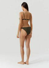 Swimwear Melissa Odabash Mexico Bralette Chain Bikini Top Olive Apoella