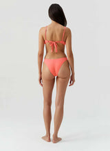 Swimwear Melissa Odabash Noto Bikini Bottom Apricot Ribbed Apoella