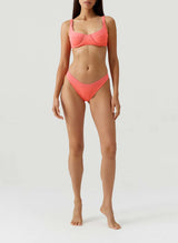 Swimwear Melissa Odabash Noto Bikini Bottom Apricot Ribbed Apoella