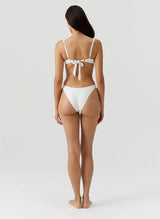 Swimwear Melissa Odabash Noto Bikini Bottom Cream Ribbed Apoella