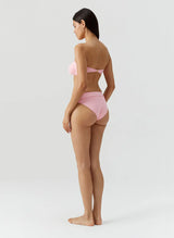 Swimwear Melissa Odabash Positano Bandeau Bikini Top Rose Apoella